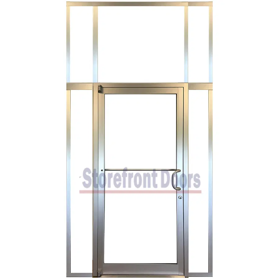 Storefront Doors USA commercial-right-hand-rh-storefront-door-with-12-sidelites-and-transom
