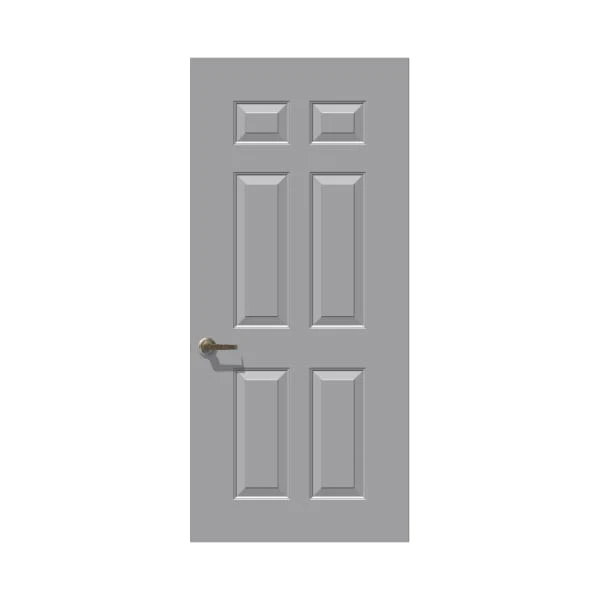 Trudoor commercial-hollow-metal-6-panel-embossed-door