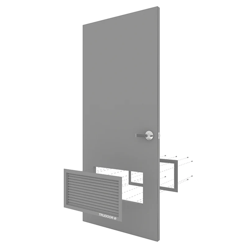 Trudoor commercial-hollow-metal-door-with-louver
